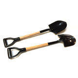 D-handle Short Round Point Shovel Safe Prop for Television, Film and Stage stunt work - Dependable Expendables