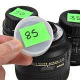 Gaffer Power 1" Paper Console Labeling Tape, 1 Inch x 20 Yards (White, Fluorescent Green, Fluorescent Yellow)