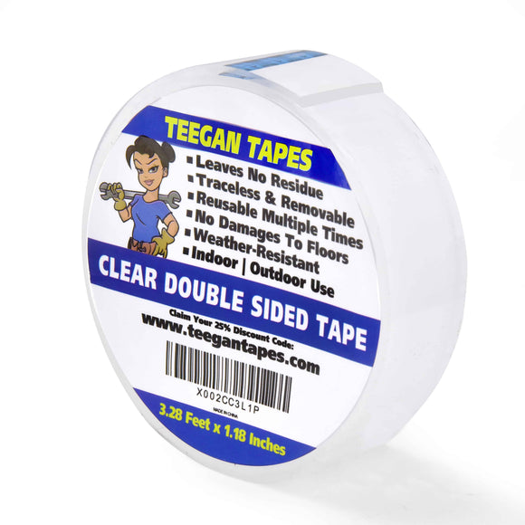Teegan Tapes Double Sided Power Heavy Duty Industrial Tape used in television, movie and live event production. 