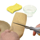 Teegan Tapes Reinforced Gummed Kraft Paper Packing Tape 2.75 Inch x 375 Ft