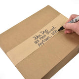 Teegan Tapes Reinforced Gummed Kraft Paper Packing Tape 2.75 Inch x 375 Ft