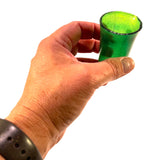 Dark Green Translucent SMASHProps Breakaway Dessert or Cordial Shot Glass - Dependable Expendables