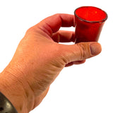 Amber Brown Translucent SMASHProps Breakaway Dessert or Cordial Shot Glass - Dependable Expendables
