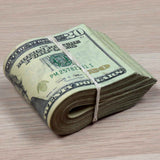Prop Money New Series $20 RealAged™ Full Print Band Pack - Dependable Expendables