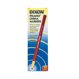 Dixon Phano China Marker - Box of 12 - Red Rouge - Dependable Expendables