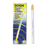 Dixon Phano China Marker - Box of 12 - White - Dependable Expendables