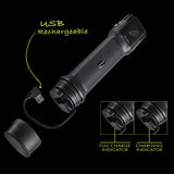 FLATEYE™ Rechargeable FR-2100 Flashlight - 2175 Lumens