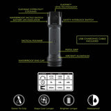 FLATEYE™ Rechargeable FR-2100 Flashlight - 2175 Lumens