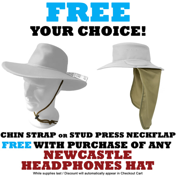 Newcastle Earmuff / Headphone Hat (Khaki, Grey, Navy, Green)