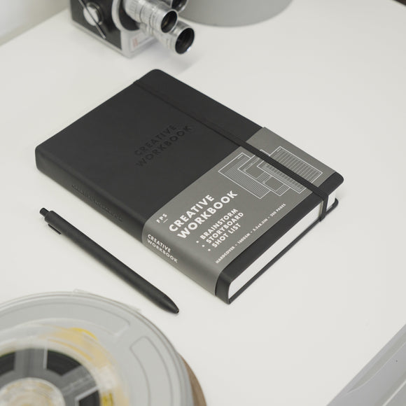Filmmaker's Creative Workbook for Brainstorming, Storyboards & Shot Lists black moleskin notebook - Dependable Expendables