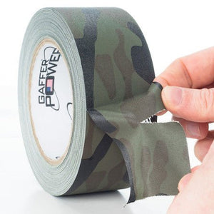 Gaffer Power 2" Gaff Tape 2 Inch x 25 Yards Muted Army Green Camouflage