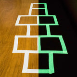 Gaffer Power 1" Glow Gaff Tape, 1 Inch x 15 Feet (Glow In Dark Green)