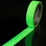 Gaffer Power Brands 1" Glow In Dark Green Gaff Tape expendables for video & film location on set safety. 