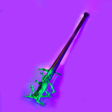 Glowing Green Gore Nail Spike Baseball Bat Foam Rubber Safe Stunt Prop - Dependable Expendables