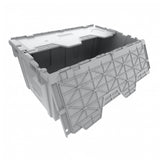 Grey Extra Large Heavy-Duty Attached Lid Tote used as a camera coffin by operators and DPs - Dependable Expendables