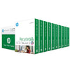 HP Papers Recycled30 Paper, 92 Bright, 20 lb Bond Weight, 8.5 x 11, White, 500 Sheets/Ream, 10 Reams/Carton