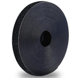 Hook and Loop Fastener Adhesive Tape Roll Black Heavy Duty Industrial Strength Sticky Back 1/2 Inch x 75 Feet