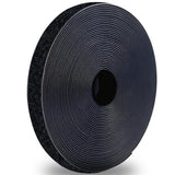 Hook and Loop Fastener Adhesive Tape Roll Black Heavy Duty Industrial Strength Sticky Back 1/2 Inch x 75 Feet