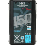 IDX System Technology DUO-C150P 145Wh High-Load Li-Ion V-Mount Battery w 2x D-Tap and USB-PD