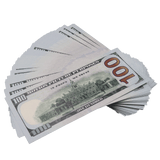 Money Prop - New Series $100 Full Print Bills Back - Dependable Expendables