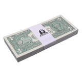 Money Prop - 1990 Series All Denomination Full Print Mixed Bills Stack