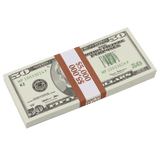 Money Prop - 2000 Series $50 Full Print $5,000 Stack