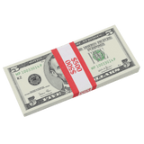 Money Prop - 2000 Series $5 Full Print $500 Stack