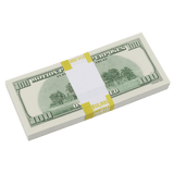 Money Prop - New Series & 2000 Series $100 Crisp $20,000 Full Print Stacks