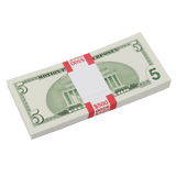 Money Prop - 2000 Series $5 Full Print $500 Stack
