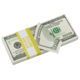 Money Prop - New Series & 2000 Series $100 Crisp $20,000 Full Print Stacks