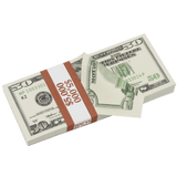 Money Prop - 2000 Series $50 Full Print $5,000 Stack