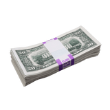 Money Prop - 1990 Series $50 Aged Full Print $6,000 Stacks Bundle