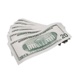 Money Prop - 2000 Series $20 Aged Full Print Bills - Dependable Expendables