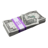 Money Prop - 1990 Series $50 Aged Full Print $6,000 Stacks Bundle