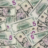 Money Prop - New Series $5 Full Print $500 Stack