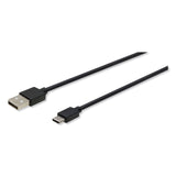Innovera USB A to USB C 2.0 Cable, 3 ft, Black