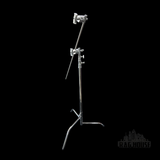 LA Rag House 40” C-STAND 2 RISER STANDARD SWING LOCK BASE - Chrome