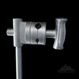 LA Rag House 40” C-STAND 2 RISER STANDARD SWING LOCK BASE - Chrome