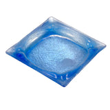 Light Blue translucent Breakaway glass prop Square Ash Tray - Dependable Expendables