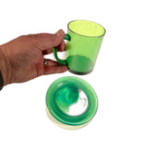 Light Green Translucent SMASHProps Breakaway Mug & Saucer Safe Stunt Prop Set - Dependable Expendables