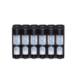 Storacell  Magnetic AA 12 Pack Strip Battery Caddy With Cradle (Black)