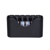 Storacell  Magnetic AA 12 Pack Strip Battery Caddy With Cradle (Black)