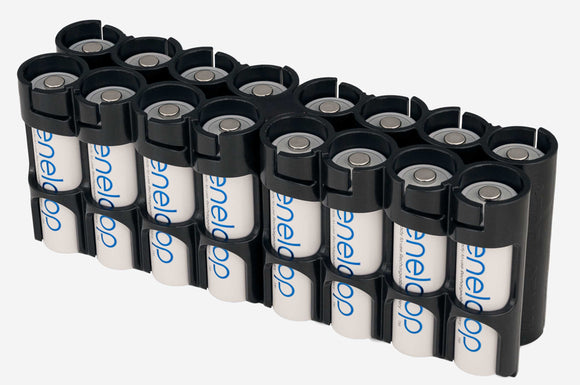 Storacell Magnetic AA 16 Pack Battery Caddy