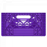 Purple Mini Super Crates store larger items than standard Milk Crates favored by Television and Film 