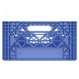 Blue Mini Super Crates store larger items than standard Milk Crates favored by Television and Film 