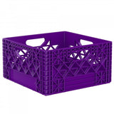 Purple Mini Super Crates store larger items than standard Milk Crates favored by Television and Film 