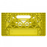 Yellow Mini Super Crates store larger items than standard Milk Crates favored by Television and Film 