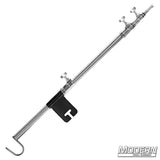 Modern Studio Equipment Telescoping Baby Boom Arm Silver - Dependable Expendables