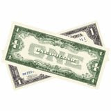 Money Prop $1 Silver Certificate Vintage Series Bills