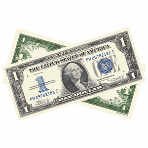 Money Prop $1 Silver Certificate Vintage Series Bills